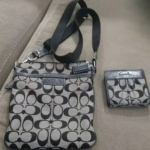 Coach purse and wallet